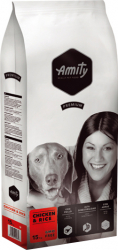 Hrana uscata pentru caini Amity Premium Pui si Orez 15 kg