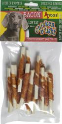 Recompense pentru caini Antos Chicken Dlight Bacon Pui 100 g 