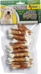 Recompense pentru caini Antos Chicken Dlight Calcium Pui 100 g 
