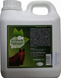 Sampon cu extracte din plante pentru cabaline Pasteur set 1L + 1L
