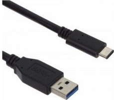 Cablu de date Type C lungime 1 metru Negru 