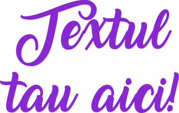 Decor text personalizat 7-15 litere lemn colorat 20cm Artemis Gift 