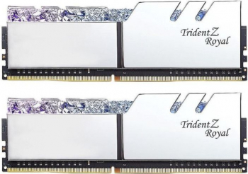 Memorie G.Skill Trident Z Royal RGB Silver 32GB DDR4 3200MHz CL16 1.35v Dual Channel Kit 