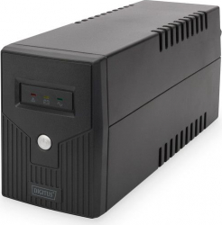 UPS 600VA 360W Digitus Line-interactive DN-170063, 2x Schuko RJ45 1x USB 12 V 7Ah LED Tower