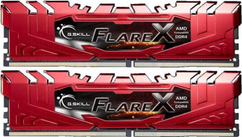 Memorie GSKill Flare X Red (for AMD) 32GB DDR4 2400 MHz CL15 1.2v Dual Channel Kit 