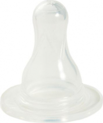 Tetine Silicon curgere medie 3-6 luni Primii Pasi - 2 buc/blister 