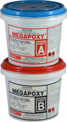 Chit de rosturi epoxidic alb Megapoxy TG 01L rezistent la acizi 