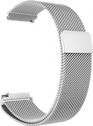 Curea Metalica Milanese Premium MTP Quick Release 22mm Argintiu pentru Gear S3 