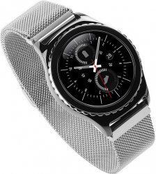 Curea Metalica Milanese Premium MTP Quick Release 22mm Argintiu pentru HUAWEI WATCH 2 Classic 