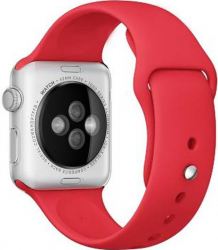 Curea Silicon Premium MTP 42mm Marime S Rosu pentru Apple Watch 