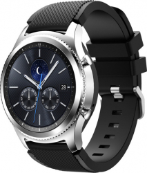 Curea Silicon Premium MTP Quick Release 22mm Black pentru HUAWEI WATCH 2 Classic 
