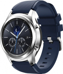 Curea Universala Silicon Premium MTP Quick Release 22mm Midnight Blue 