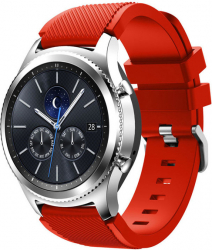 Curea Silicon Premium MTP Quick Release 22mm Rosu pentru Samsung Gear S3 