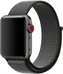 Curea Sport Material Textil MTP 44mm Black pentru Apple Watch 