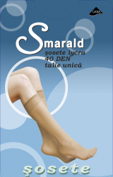 Sosete dama Smarald 40 Den Marimea 3/4 Negru