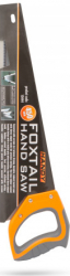 Ferastrau coada de vulpe 450 mm Handy otel calit cu maner cauciucat dantura profil triunghiular grosime panza 0.9mm duritate HRC 48 - 50 