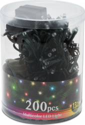 Instalatie de Craciun 100 LED verde inchis putere3.6W lungime 5m 8 moduri de iluminare culoarea LED-urilor multicolor 