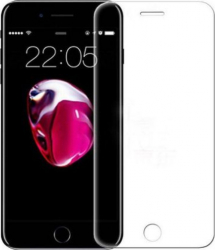 Set 3 componente pentru Iphone 7 Plus MARK husa protectie spate - transarenta super-slim silicon folie protectie ecran - cu sticla
