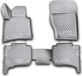 Set covorase cauciuc negre tip tavita 3D Premium compatibil VW Touareg 2010-2015 2015 - prezent 