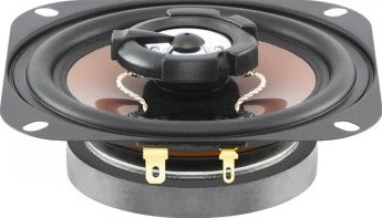 Set difuzoare coaxiale auto MNC StreamLine 4 and rdquo /100mm putere nominala 80 W 4 ohm echipate cu membrane din polipropilena cu suprafata 