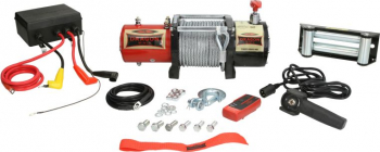 Troliu auto off road putere remorcare 3600 kg putere 4.2 CP 12V transmisie in 3 pasi reductie 218 1 franare automata cablu otel 