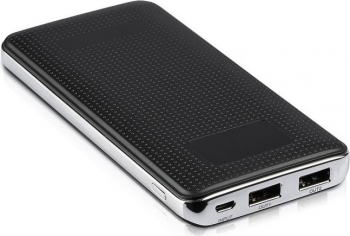 Acumulator extern V-TAC 10000 mAh afisaj digital dual input negru 