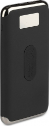 Acumulator extern V-TAC Wireless 10000 mAh afisaj digital USB type C triplu USB negru 