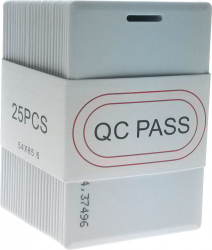 Set 25 buc. cartela proximitate control acces RFID EM 125KHz groase cu perforatie ISO TK4100 