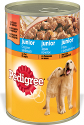 Hrana pentru caini Pedigree Junior cu Pui in Aspic Conserva 400 g 