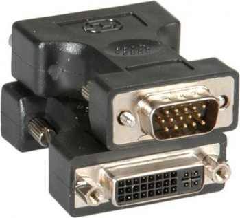 Adaptor DVI-I Dual Link 24+5pini la VGA 15pini M-T Roline 12.03.3110 