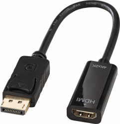 Adaptor Displayport v1.2 la HDMI 4K T-M Lindy L41718 