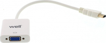 Adaptor HDMI (tata) - VGA (mama) Well 
