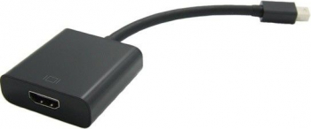 Adaptor Gembird A-mDPM-HDMIF-02-W Mini DisplayPort la HDMI Negru 