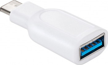 Adaptor USB 3.0 A mama - USB-C tata alb Goobay 
