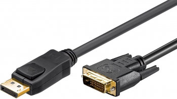 Cablu DisplayPort tata - DVI-D tata 1m negru Goobay 