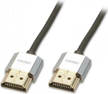 Cablu HDMI 2.0 Premium CROMO Slim T-T 1m Lindy L41671 