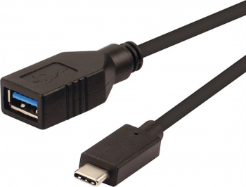 Cablu USB 3.1-C la USB-A OTG T-M 0.15m Roline 11.02.9030 