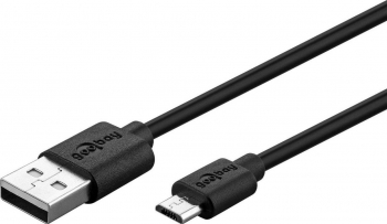 Cablu USB A tata - micro USB B tata 1m GOOBAY 