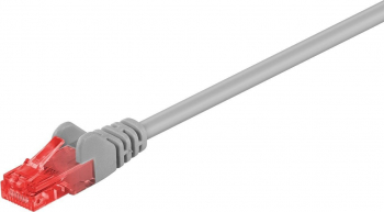 Cablu UTP cat6 mufat 25m cablu de legatura gri 