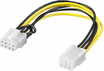 Cablu adaptor alimentare PCI express 6p - 8p Goobay 