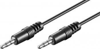 Cablu audio Jack Stereo 3.5mm tata - 3.5mm tata 2.5m Goobay
