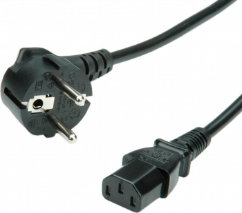 Cablu de alimentare PC 0.6m Negru Value 19.99.1017 