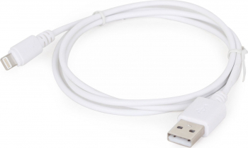 Cablu de date Gembird USB 8-pin 1m Alb 