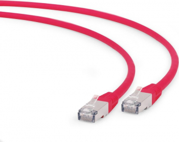 Cablu patchcord gembird RJ45 cat. 6A FTP LSZH 5m red