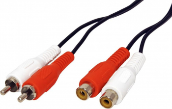 Cablu prelungitor 2 x RCA M-T 5m Value 11.99.4326 