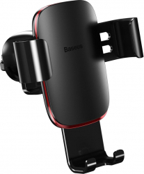 Suport telefon pentru auto cu montare pe ventilatie Baseus Metal Age Gravity negru 