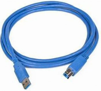 Cablu de date Gembird USB 3.0 A tata/USB 3.0 B tata 0.5 m negru 