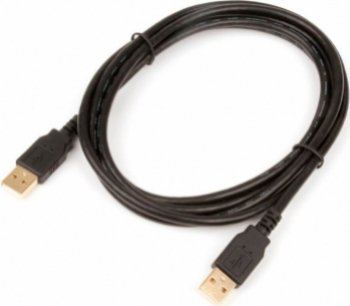 Cablu USB Tata A-A Model Negru Lungime 1.8m - Cablu USB Tata A pentru Calculator Consola Media Player 