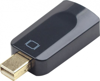 Adaptor video Gembird Mini-DisplayPort (T) la HDMI (M) rezolutie maxima Full HD la 60Hz Negru A-mDPM-HDMIF-01 