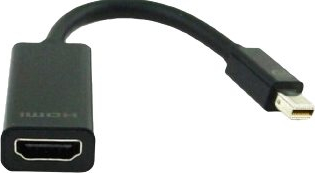 Cablu video Gembird Mini-DisplayPort (T) la HDMI (M) 10cm rezolutie maxima Full HD la 60Hz Negru A-mDPM-HDMIF-02 